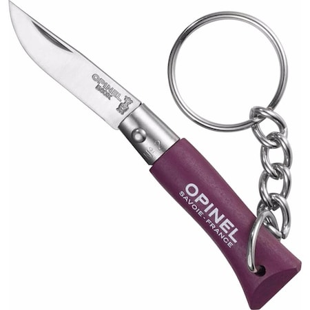 Opinel Sas 2018 Opinel Ndegrees02 Plum Keyring OPI-002052